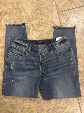 LUCKY Brand BRIDGETTE High-Rise Skinny Ankle Jeans 5-Button-Fly NWT Size 12 / 31